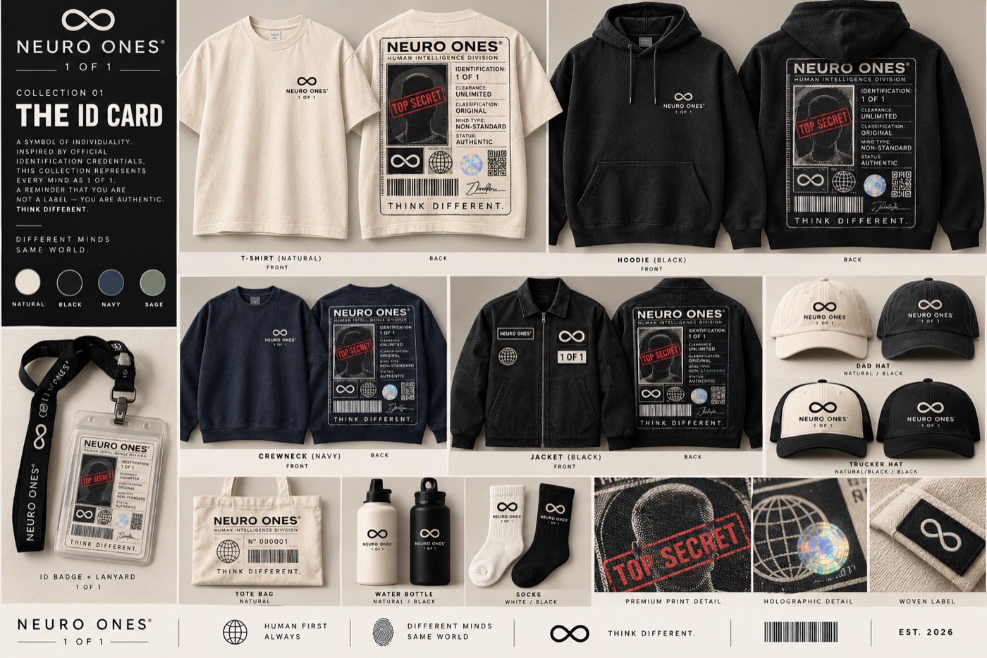 Neuro Ones ID Card collection